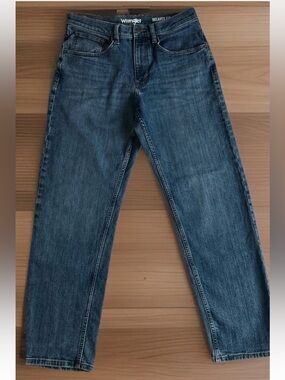 Wrangler Men's Cowboy Western Jeans Relaxed Fit Straight Leg 30x30